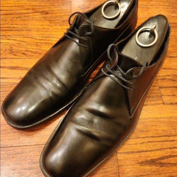 Men’s Gucci Black Dress Shoes Size 9 - Picture 1 of 7